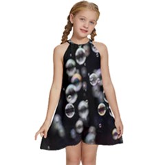 Bubble Kids  Halter Collar Waist Tie Chiffon Dress by artworkshop