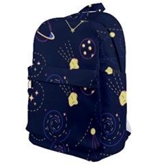 Cartoon-space-seamless-pattern-vectors Classic Backpack