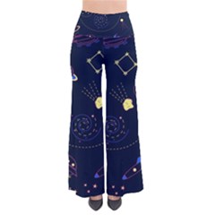 Cartoon-space-seamless-pattern-vectors So Vintage Palazzo Pants