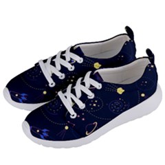 Cartoon-space-seamless-pattern-vectors Women s Lightweight Sports Shoes