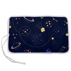 Cartoon-space-seamless-pattern-vectors Pen Storage Case (l)