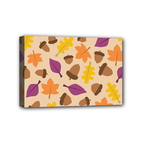 Seamless Verson Of Fal Pattern Mini Canvas 6  X 4  (stretched)