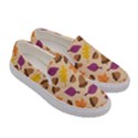 Seamless Verson Of Fal Pattern Women s Canvas Slip Ons View3