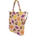 Seamless Verson Of Fal Pattern Shoulder Tote Bag View2