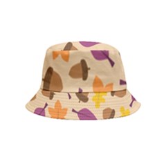 Seamless Verson Of Fal Pattern Bucket Hat (kids)