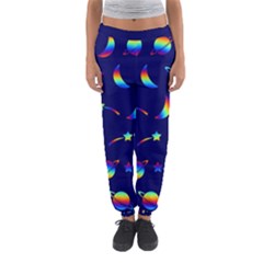 Space-pattern Colourful Women s Jogger Sweatpants by Jancukart