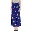 Space-pattern Colourful Full Length Maxi Skirt View1