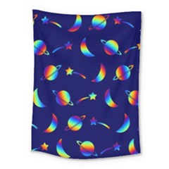 Space-pattern Colourful Medium Tapestry