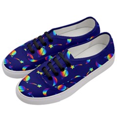 Space-pattern Colourful Women s Classic Low Top Sneakers