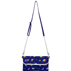 Space-pattern Colourful Mini Crossbody Handbag