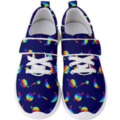 Space-pattern Colourful Men s Velcro Strap Shoes by Jancukart