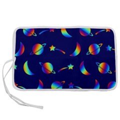 Space-pattern Colourful Pen Storage Case (l)