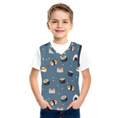 Sushi Pattern Kids  Basketball Tank Top by Jancukart