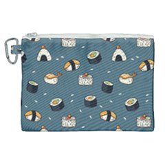 Sushi Pattern Canvas Cosmetic Bag (xl)