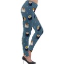 Sushi Pattern Lightweight Velour Leggings View4