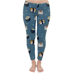 Sushi Pattern Classic Winter Leggings