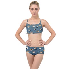 Sushi Pattern Layered Top Bikini Set by Jancukart