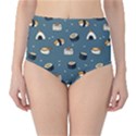 Sushi Pattern Classic High-Waist Bikini Bottoms View1