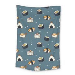 Sushi Pattern Small Tapestry by Jancukart