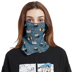 Sushi Pattern Face Covering Bandana (two Sides)