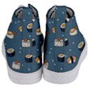 Sushi Pattern Women s Mid-Top Canvas Sneakers View4