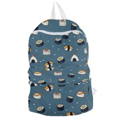 Sushi Pattern Foldable Lightweight Backpack