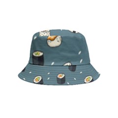 Sushi Pattern Bucket Hat (kids) by Jancukart