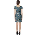 Sushi Pattern Short Sleeve Skater Dress View2