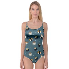 Sushi Pattern Camisole Leotard 