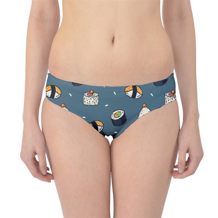 Sushi Pattern Hipster Bikini Bottoms