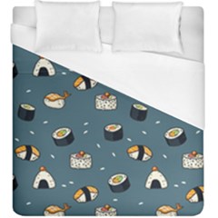 Sushi Pattern Duvet Cover (king Size) by Jancukart