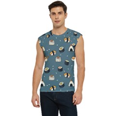 Sushi Pattern Men s Raglan Cap Sleeve Tee