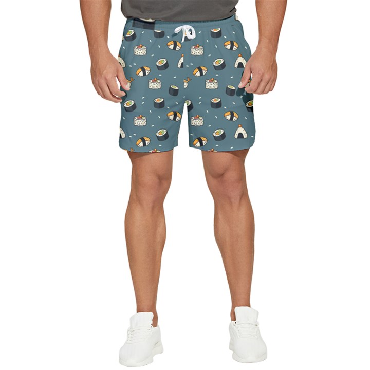 Sushi Pattern Men s Runner Shorts