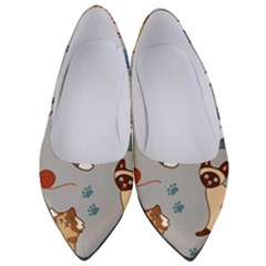 Cats Pattern Women s Low Heels by Jancukart