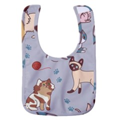 Cats Pattern Baby Bib by Jancukart