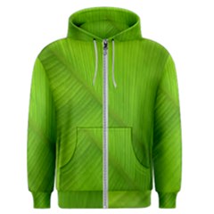 Banana Leaf Men s Zipper Hoodie by artworkshop