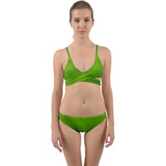 Banana Leaf Wrap Around Bikini Set by artworkshop