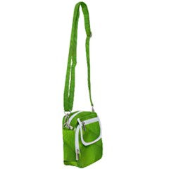 Banana Leaf Shoulder Strap Belt Bag by artworkshop