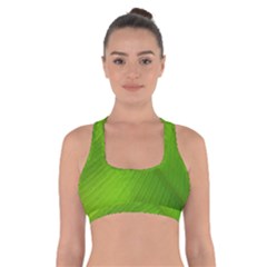 Banana Leaf Cross Back Sports Bra