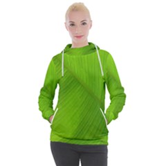 Banana Leaf Women s Hooded Pullover by artworkshop