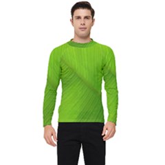 Banana Leaf Men s Long Sleeve Rash Guard by artworkshop