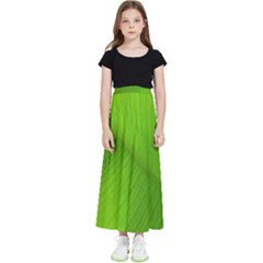 Banana Leaf Kids  Flared Maxi Skirt by artworkshop