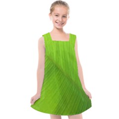 Banana Leaf Kids  Cross Back Dress by artworkshop