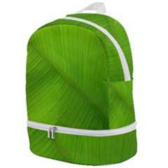 Banana Leaf Zip Bottom Backpack by artworkshop