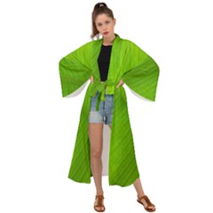 Banana Leaf Maxi Kimono by artworkshop