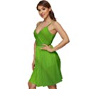 Banana Leaf V-Neck Pocket Summer Dress  View3