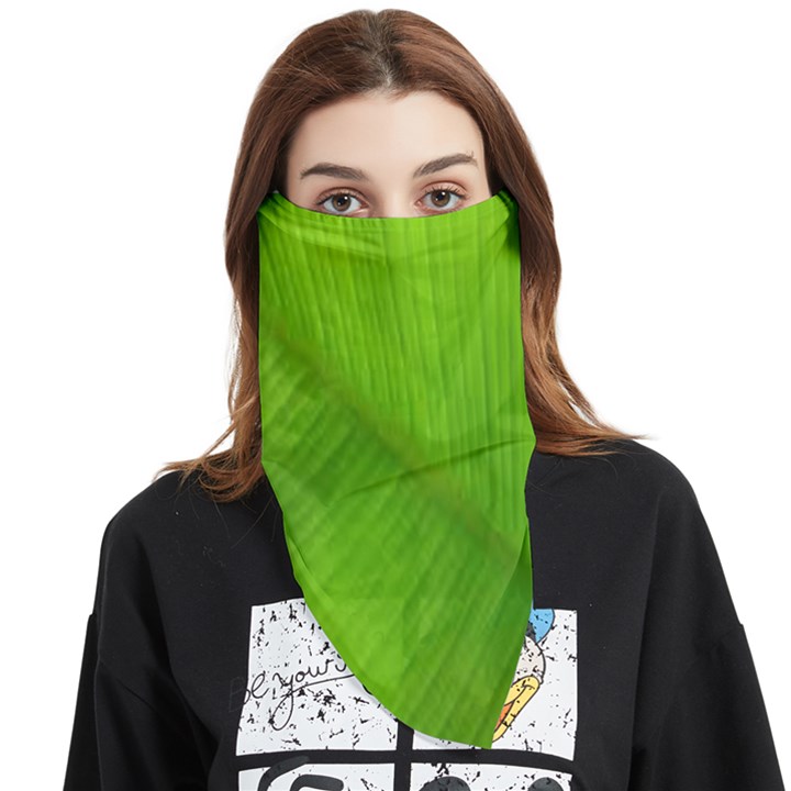 Banana Leaf Face Covering Bandana (Triangle)