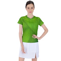 Banana Leaf Women s Sports Top by artworkshop