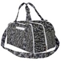 Creepy Head Motif Pattern Burner Gym Duffel Bag View2