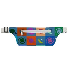 Space-pattern Multicolour Active Waist Bag by Jancukart